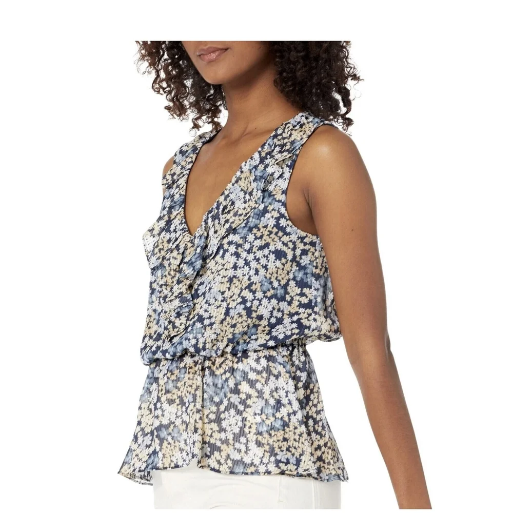 Michael Kors Floral Sleeveless Top Size XS